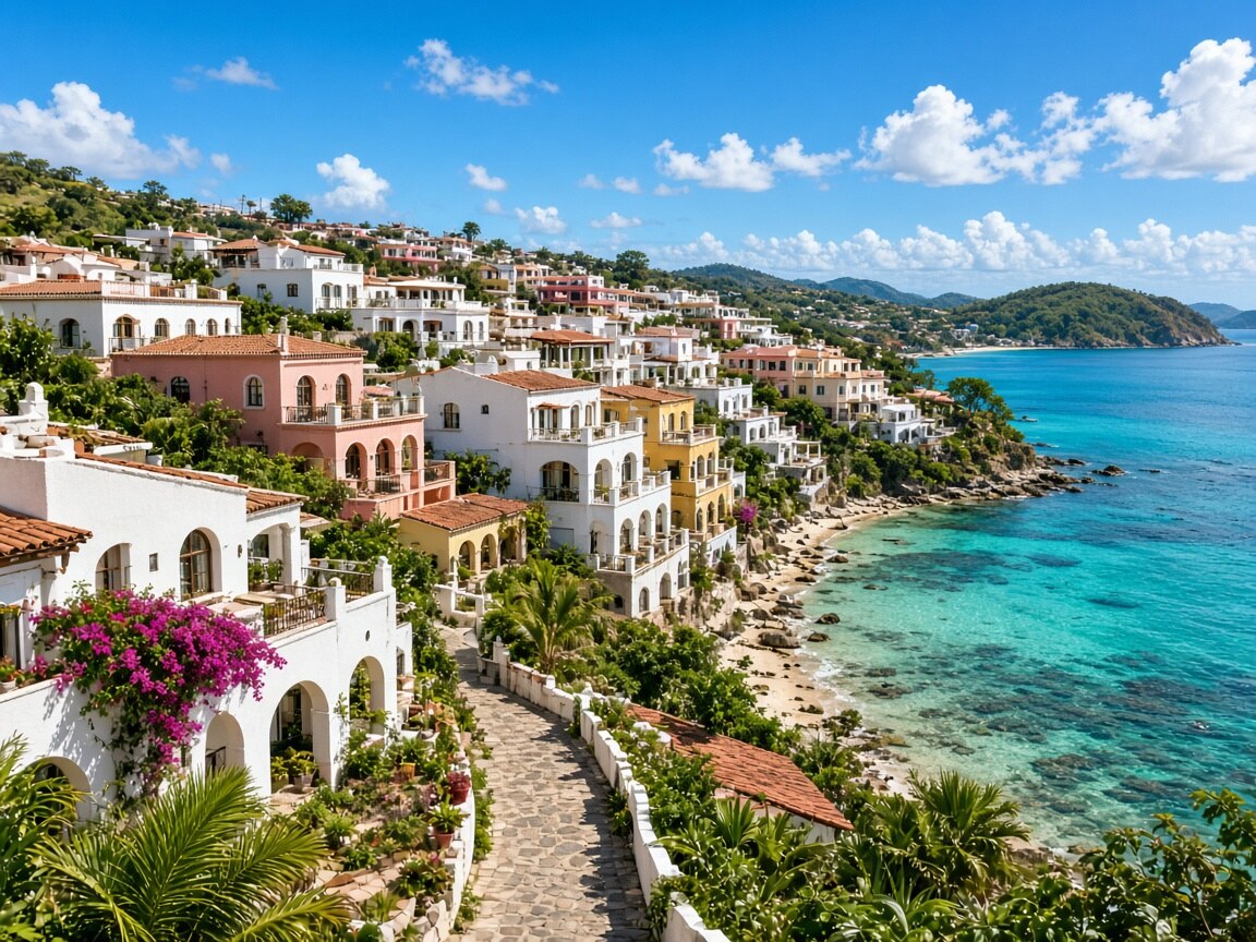 Las Catalinas coastal village