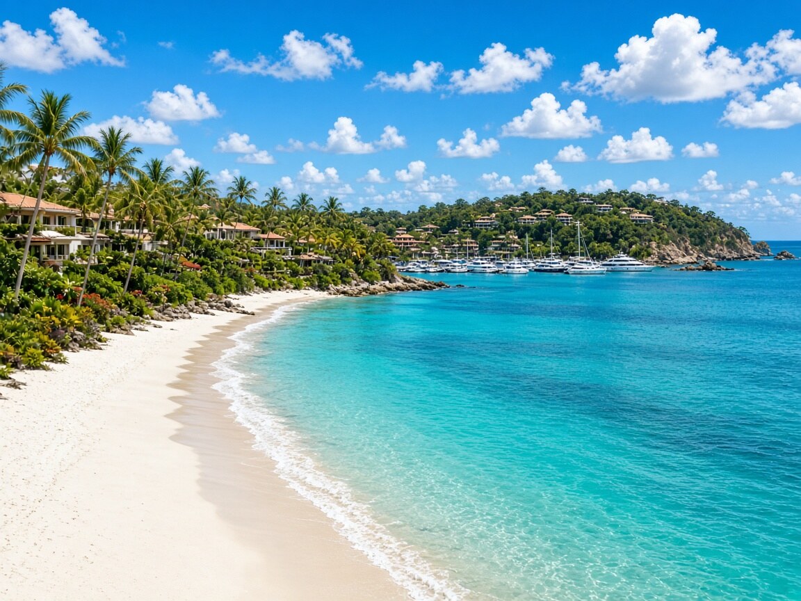 Flamingo beach crescent bay